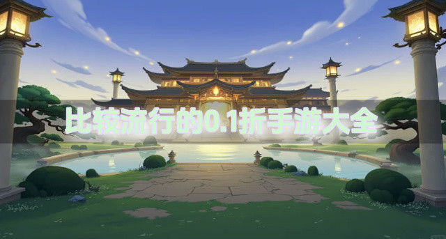 受欢迎的0.1折手游有哪些-比较流行的0.1折手游大全