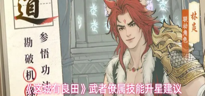这城有良田武者僚属技能升星怎么选-武者僚属技能升星建议