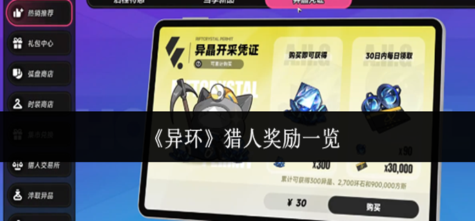 异环猎人奖励是什么-猎人奖励一览