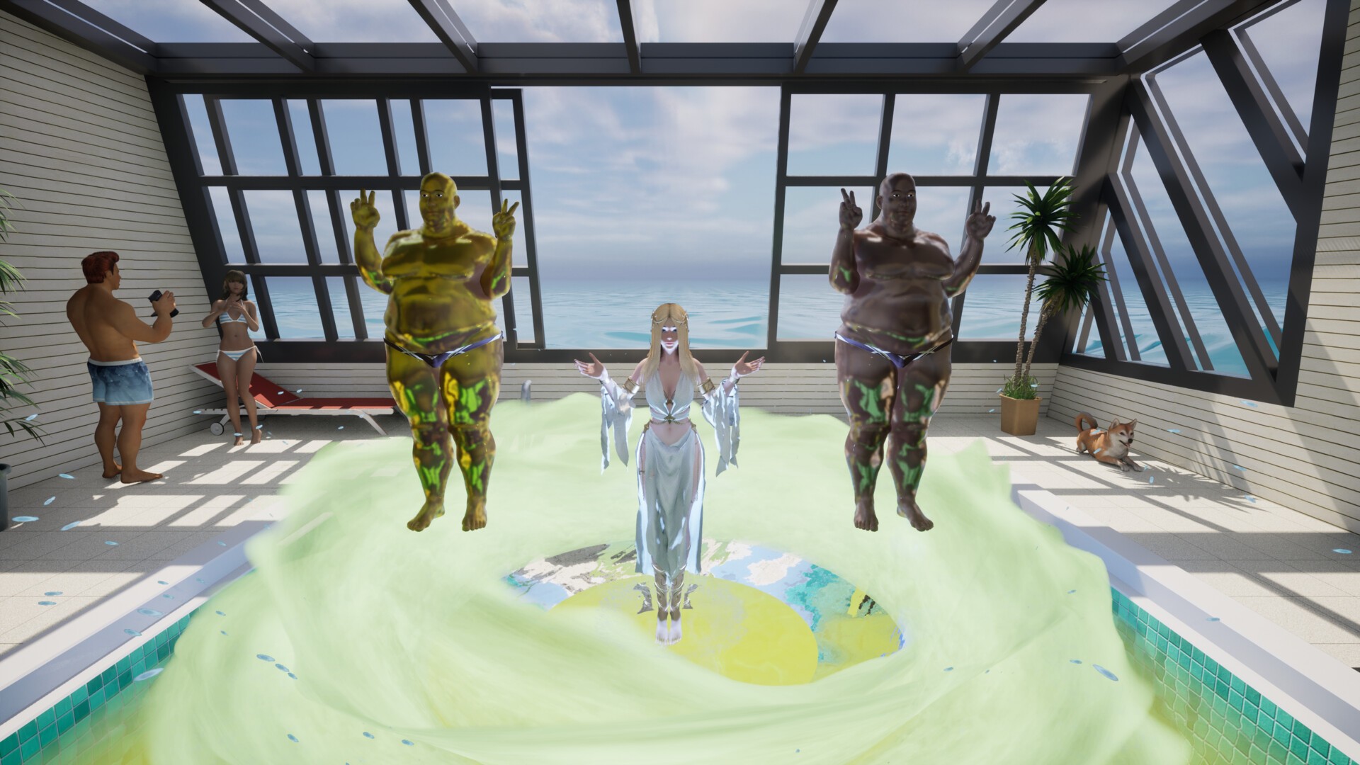 奇怪的游泳池（云游戏）游戏截图5