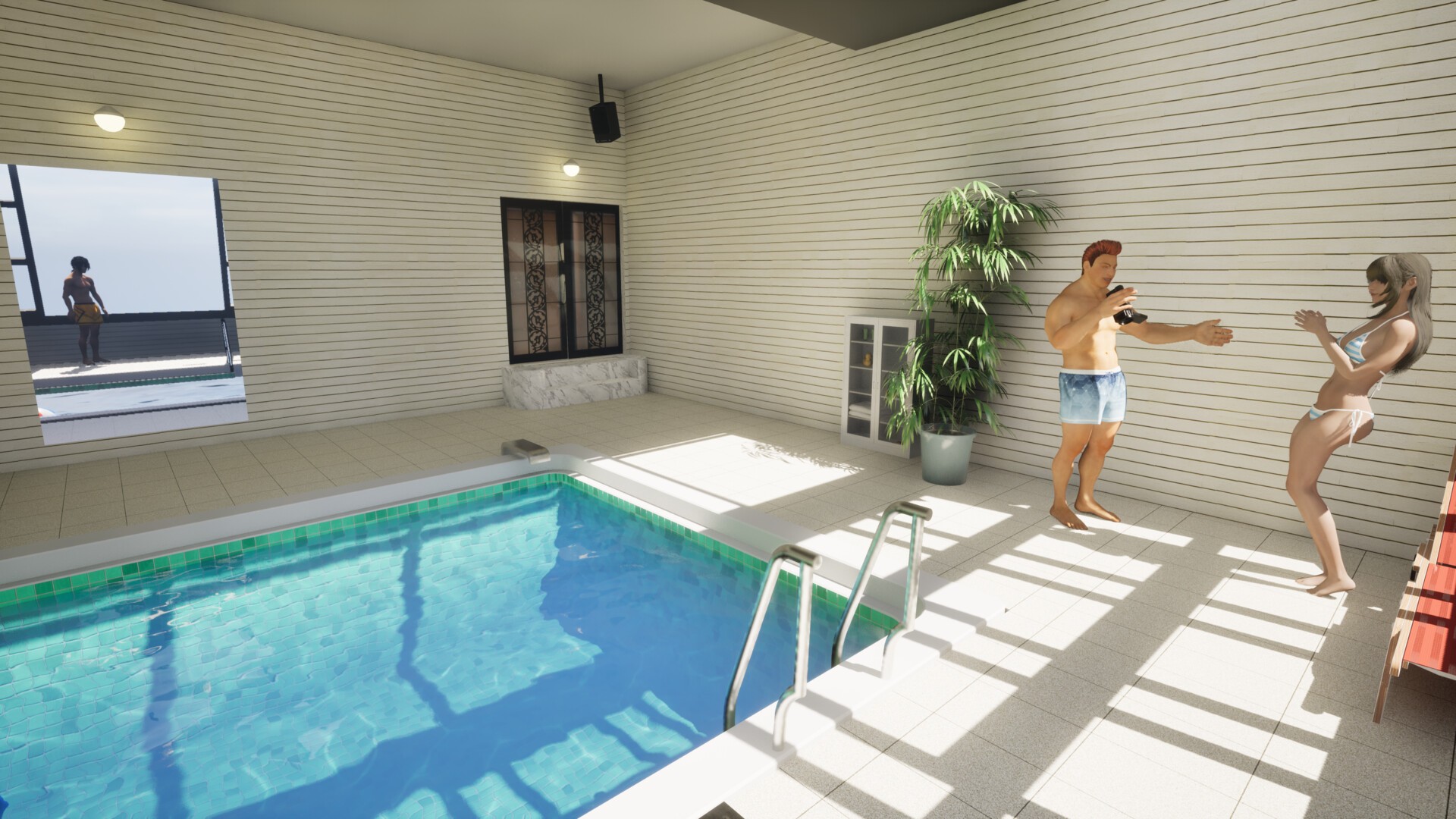 奇怪的游泳池（云游戏）游戏截图3