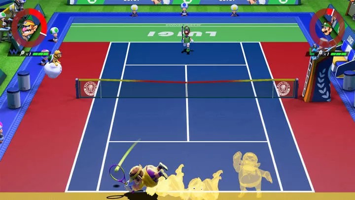 马里奥网球：王牌（云游戏）游戏截图1