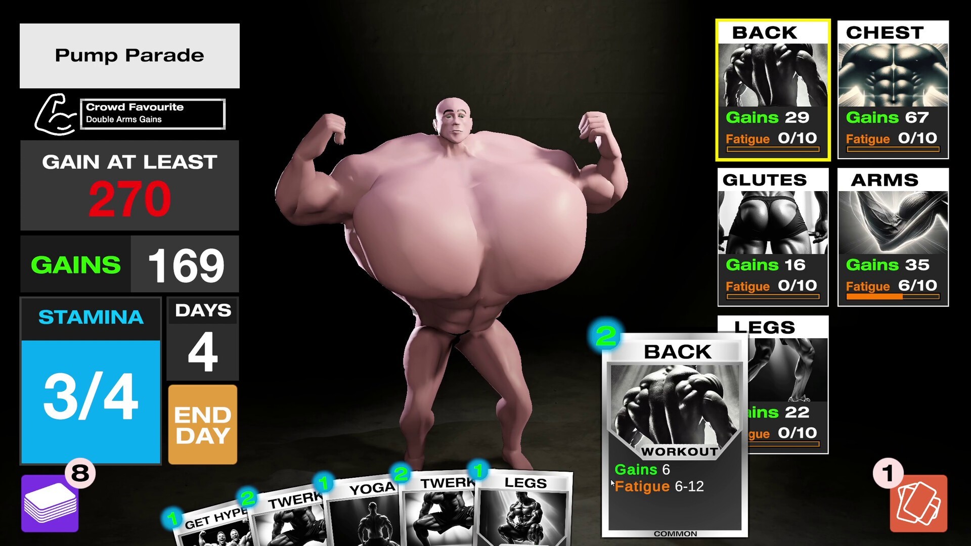 健身房模拟器 GET YOKED（云游戏）游戏截图6