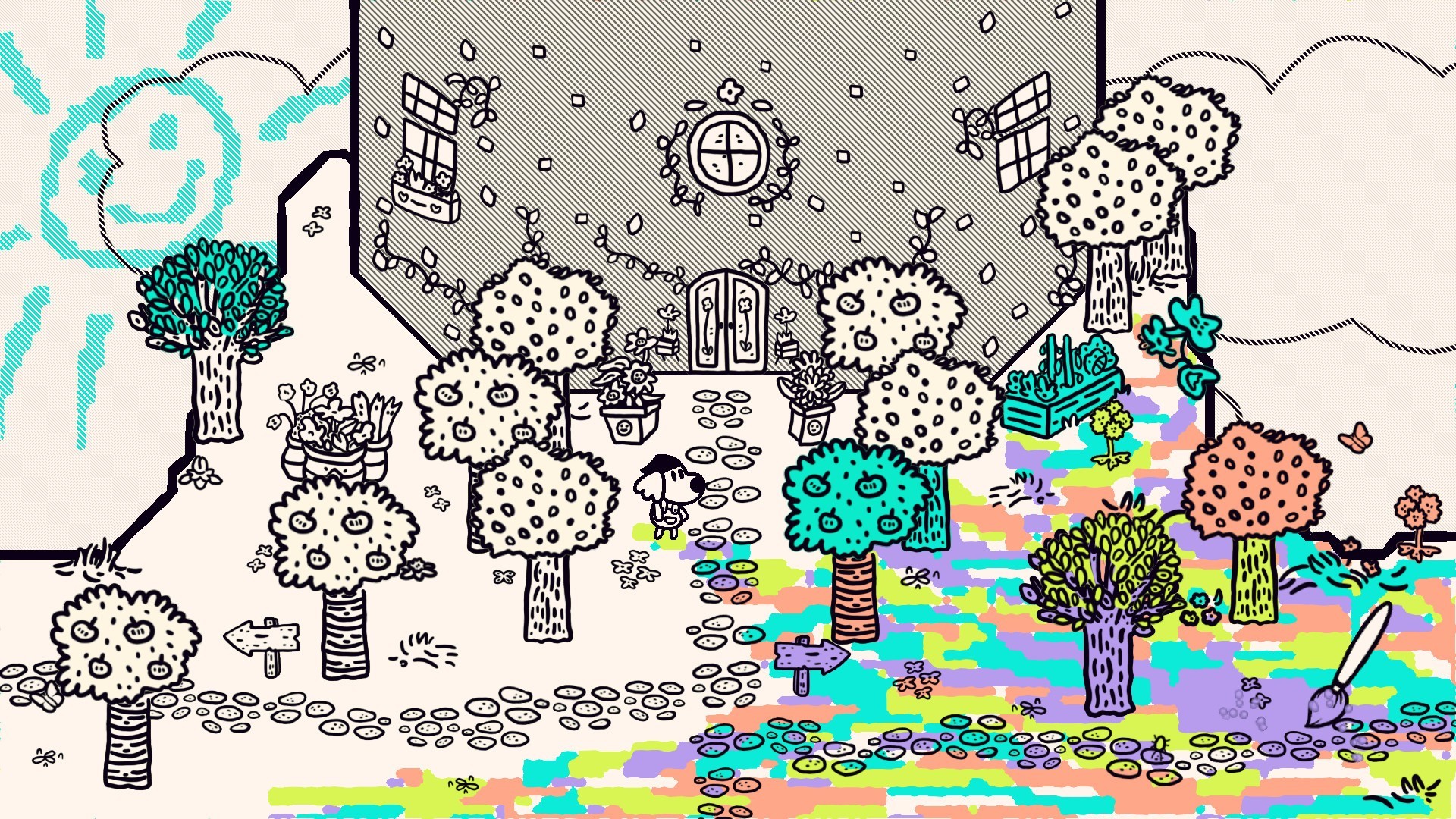 神笔狗良 Chicory: A Coloryful Tale（云游戏）游戏截图1