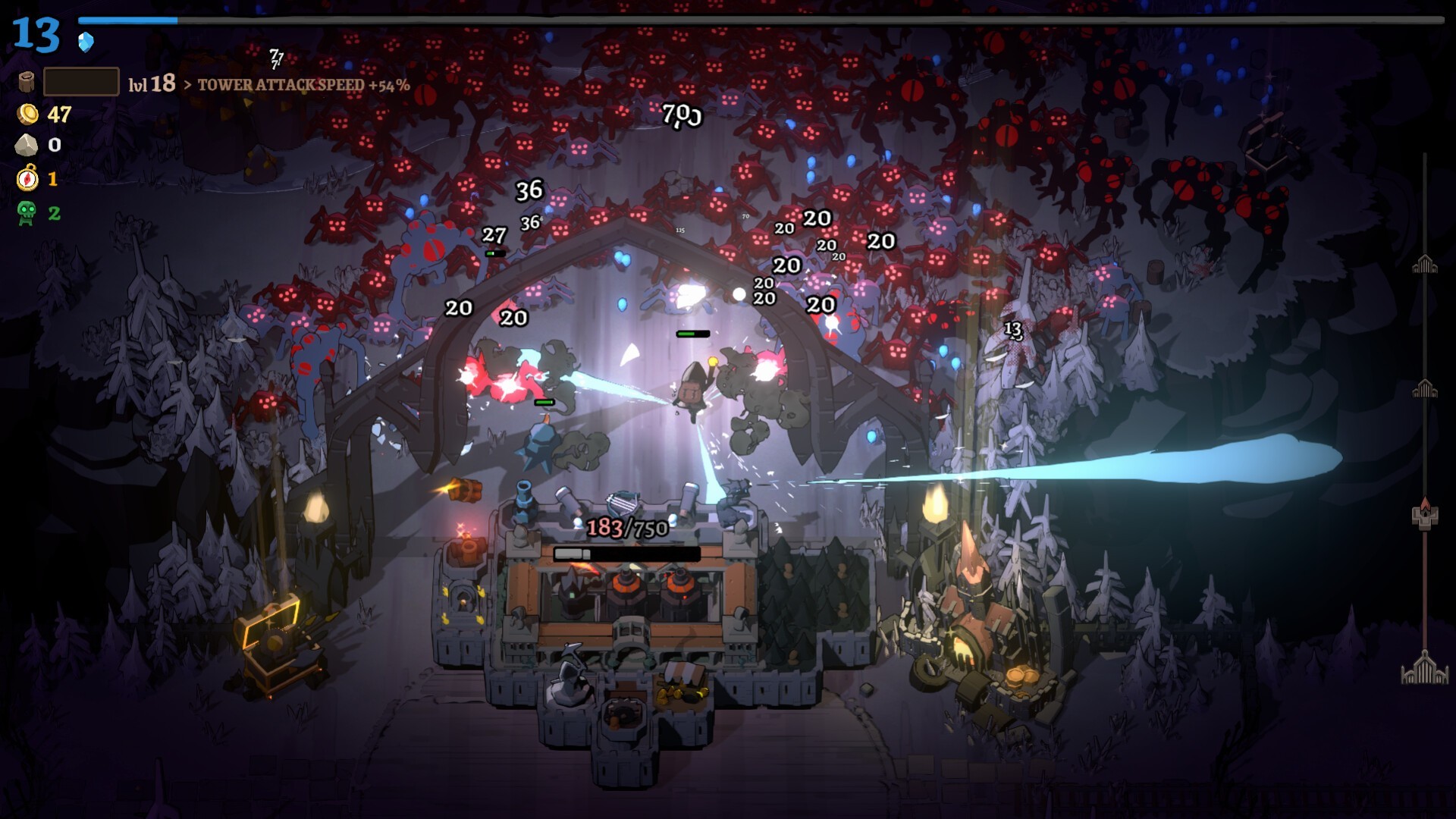 怪物来袭！移动城堡的摇滚与征途（云游戏）游戏截图5