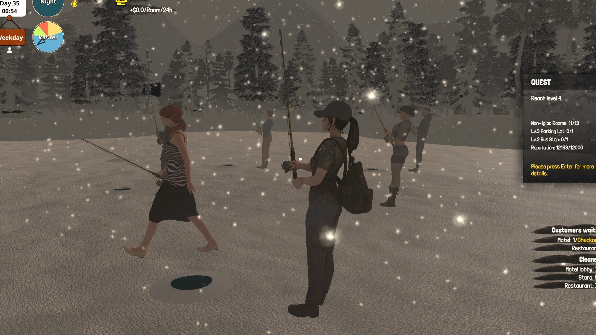 北极汽车旅馆模拟器（云游戏）游戏截图3