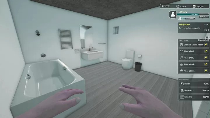 酒店老板模拟器（云游戏）游戏截图1