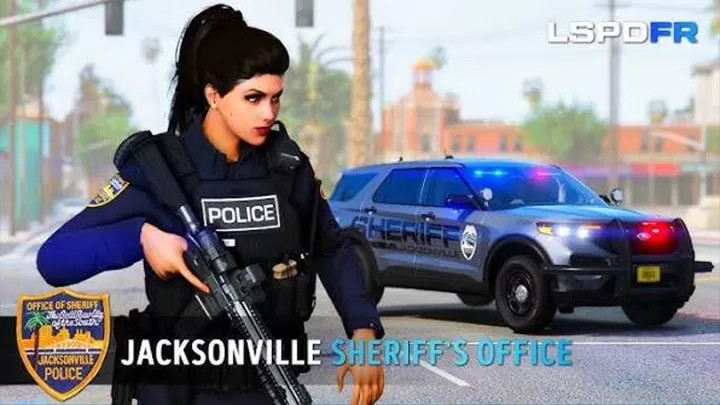 GTA5 美国警察模组（云游戏）游戏截图1